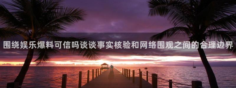 娱乐黑料后续进展